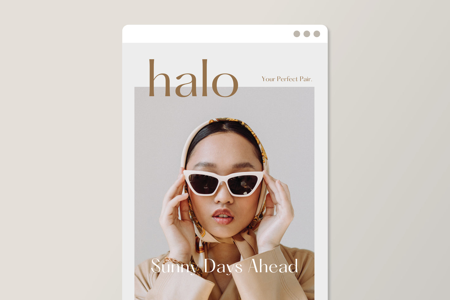 Canva - HALO E-Newsletter Template