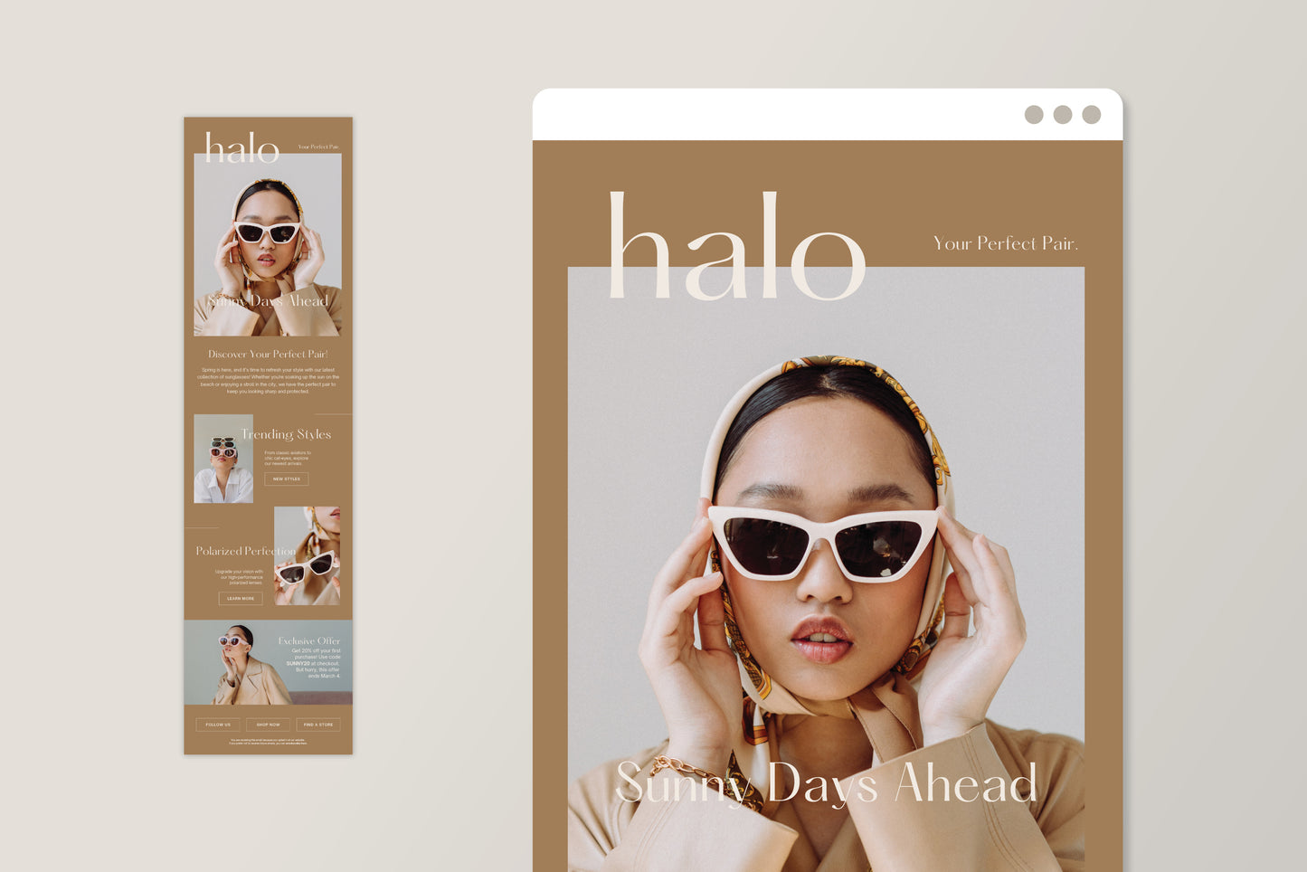 Canva - HALO E-Newsletter Template